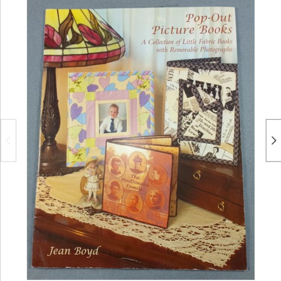 Pop-Out Fabric Picture Books w/ removable Photos Craft Pattern - Picture 1 of 3